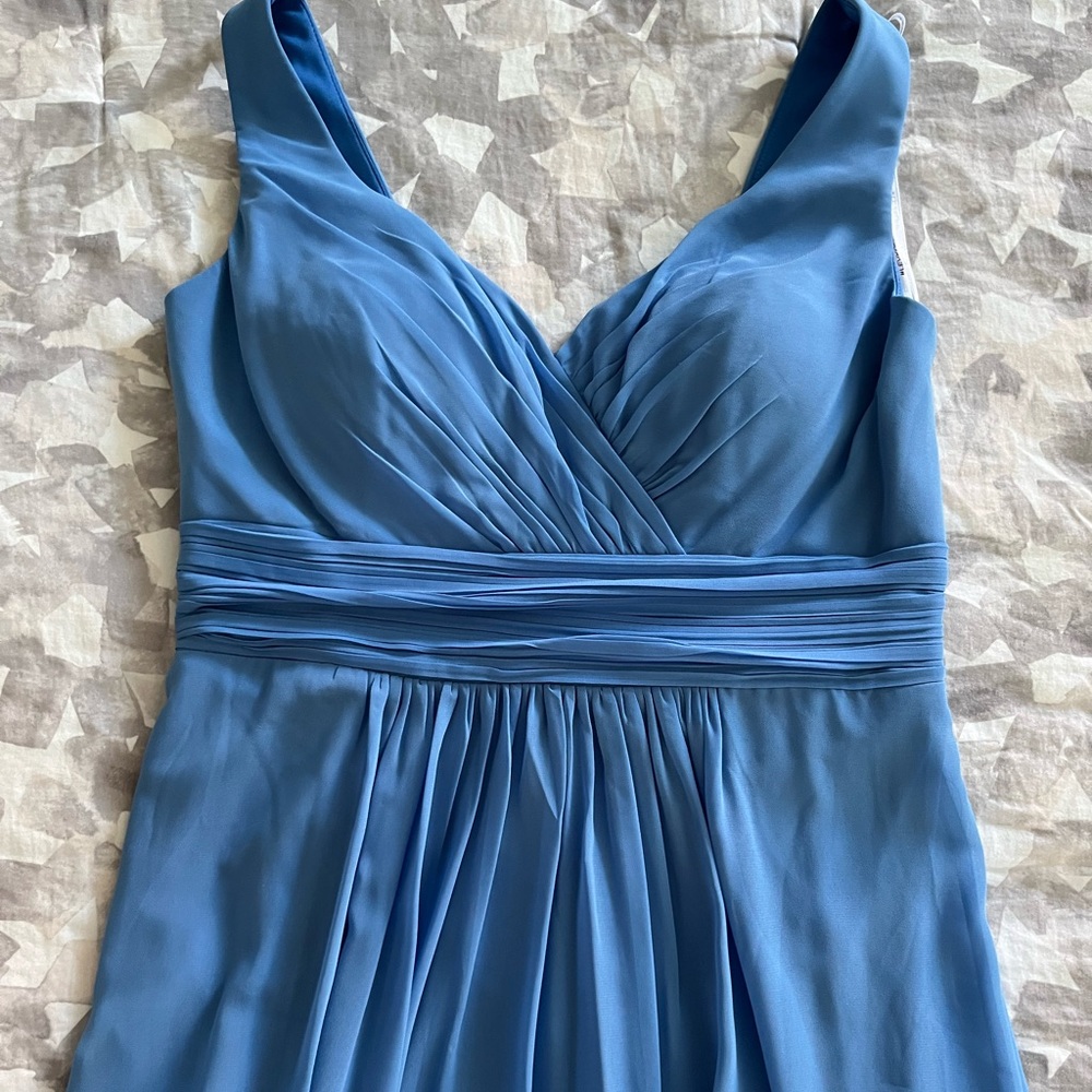 WORN ONCE - Bridesmaid Dress in Cornflower Blue - Picture 10 of 14